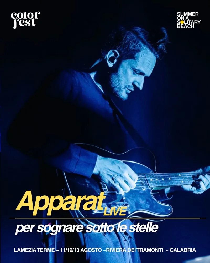 Apparat - official graphics Color Fest 14 Day 1, 11 August 2026