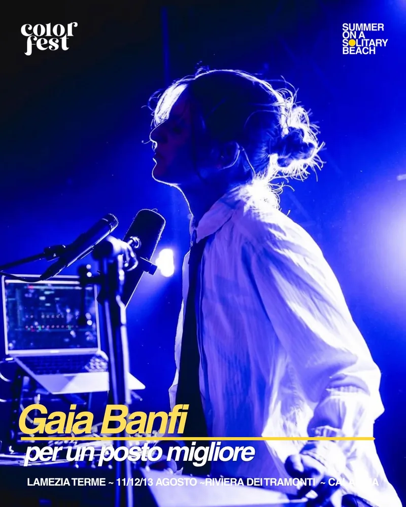 Gaia Banfi al Color Fest 14 Day 1, 11 agosto 2026