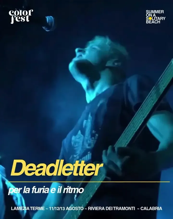 Deadletter — Imagen oficial del Color Fest 14, día 3