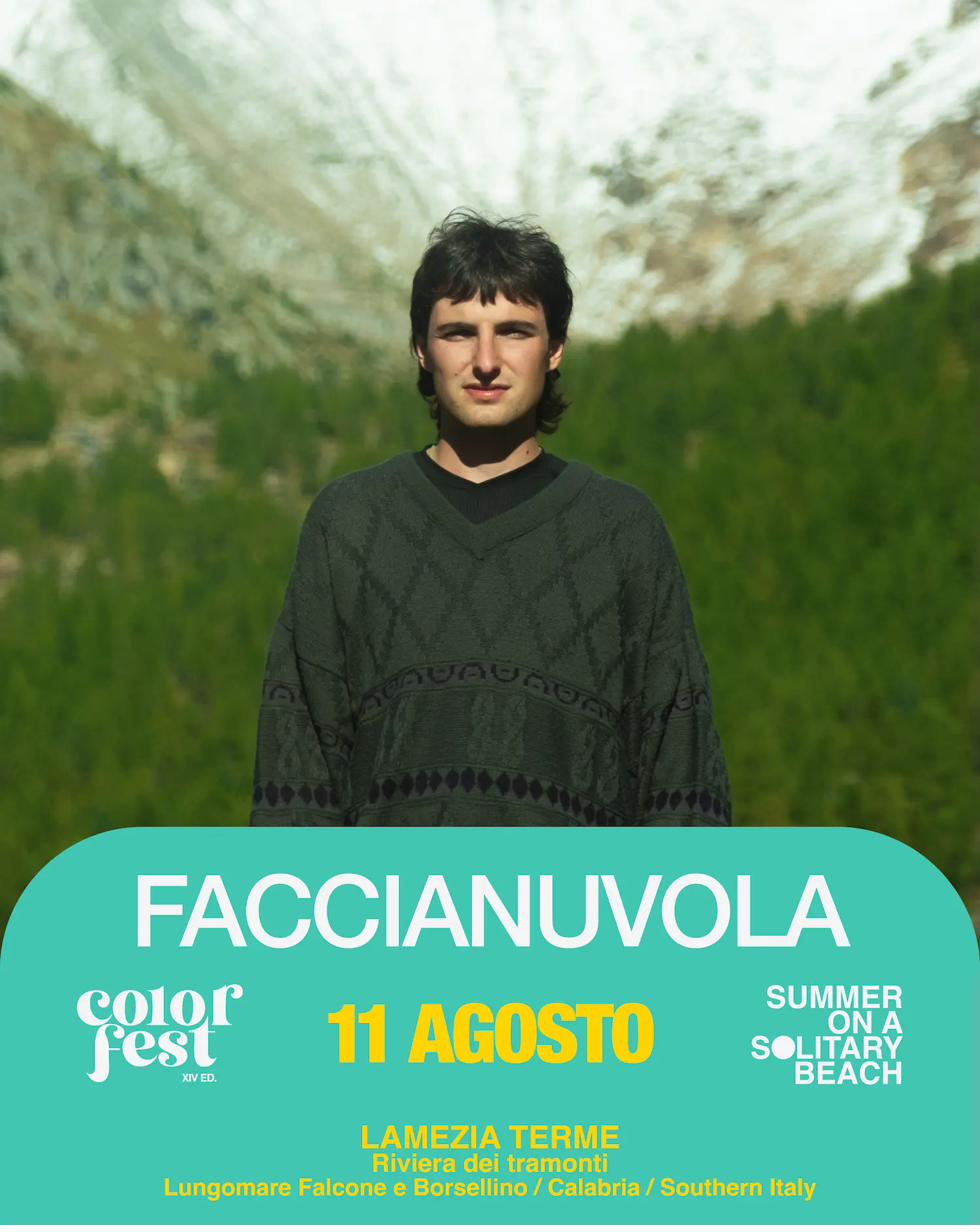 Faccianuvola al Color Fest 14 — 11 agosto 2026