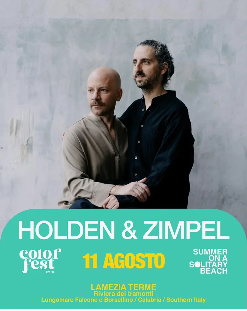 James Holden & Wacław Zimpel — grafica ufficiale Color Fest 14 Day 1