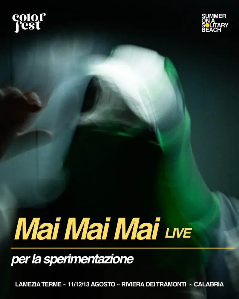 Mai Mai Mai — grafica ufficiale Color Fest 14 Day 3
