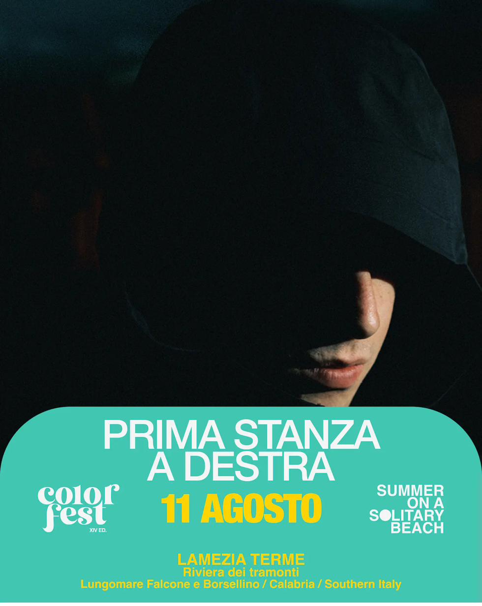 Prima stanza a destra al Color Fest 14 — 11 agosto 2026