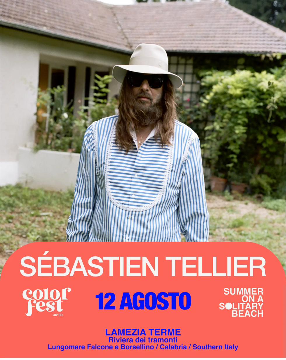 Sébastien Tellier live al Color Fest 14 - 12 agosto 2026 Lamezia Terme