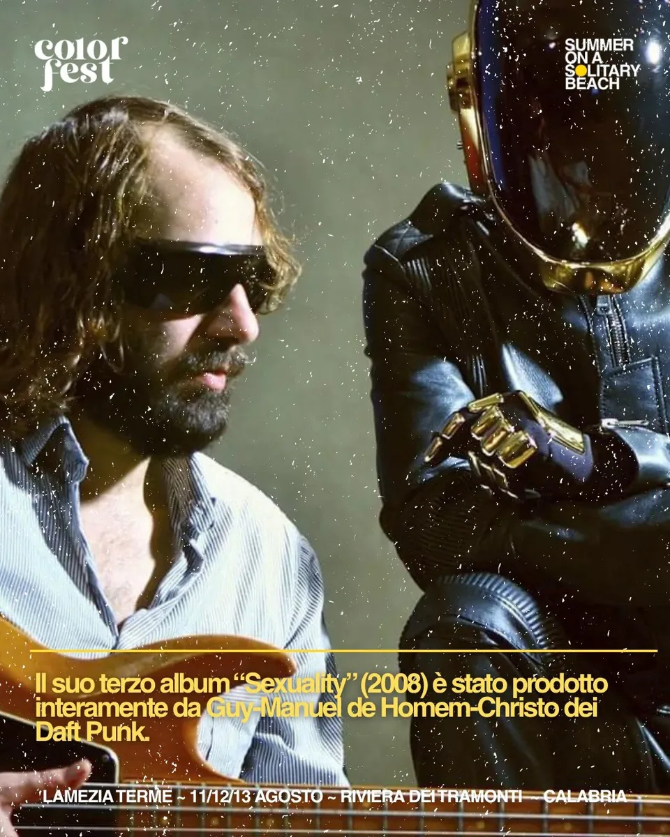 Sébastien Tellier — l'album Sexuality prodotto da Guy-Manuel de Homem-Christo dei Daft Punk
