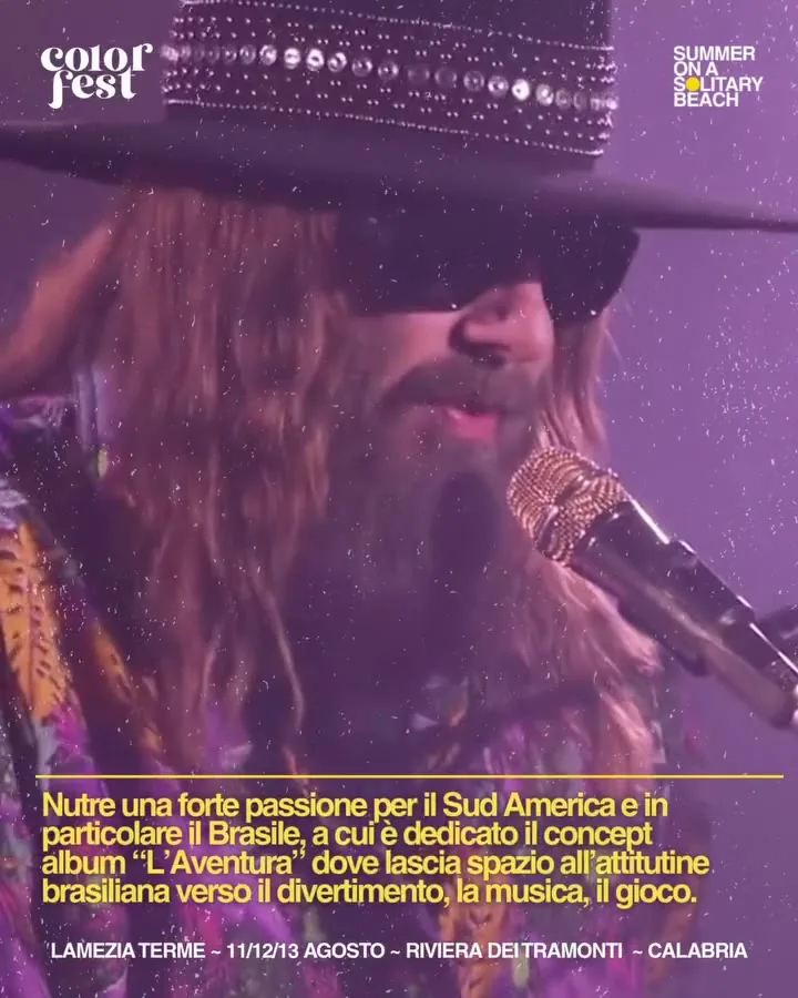 Sébastien Tellier dal vivo — concept album L'Aventura ispirato al Brasile
