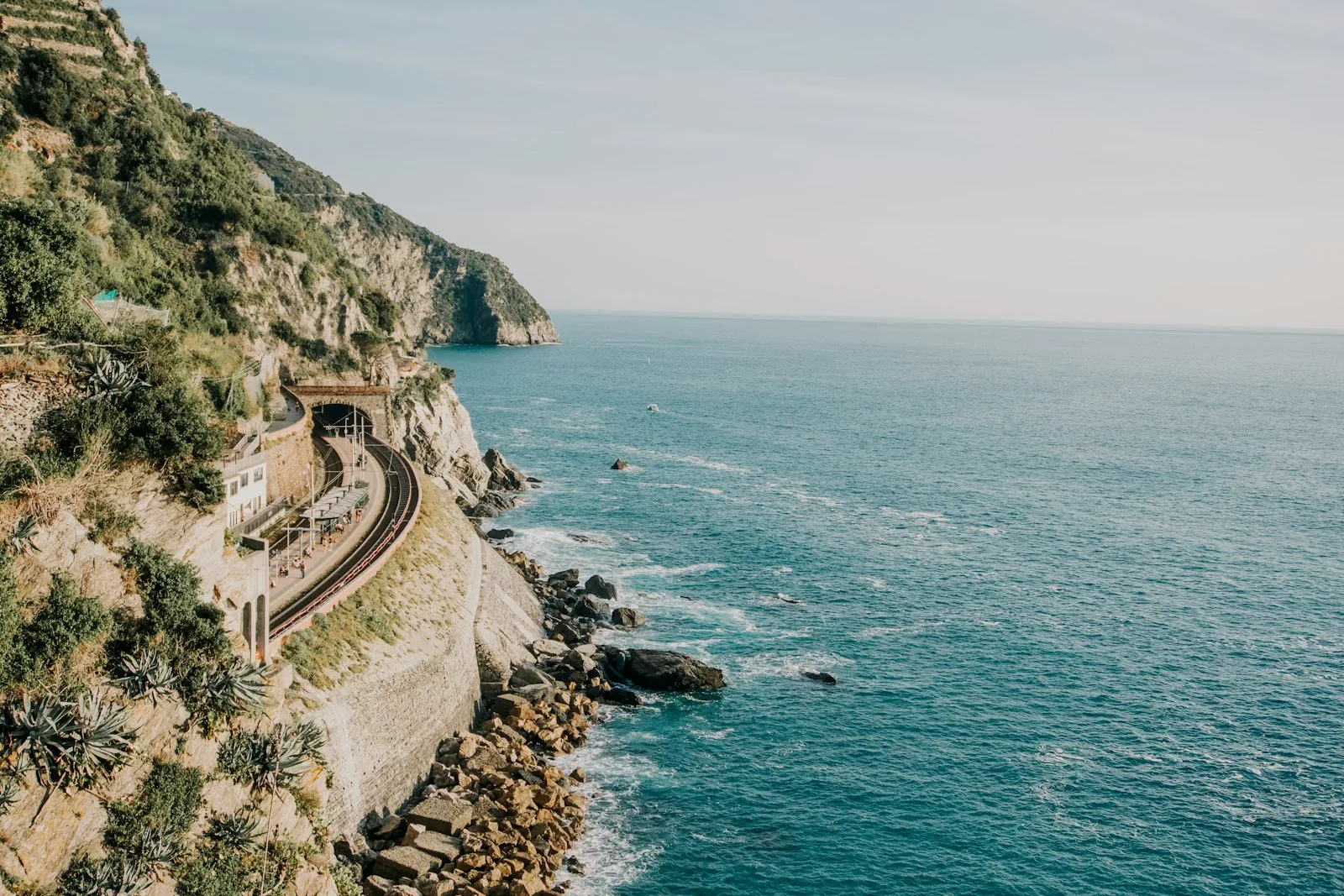 Scenic coastal road