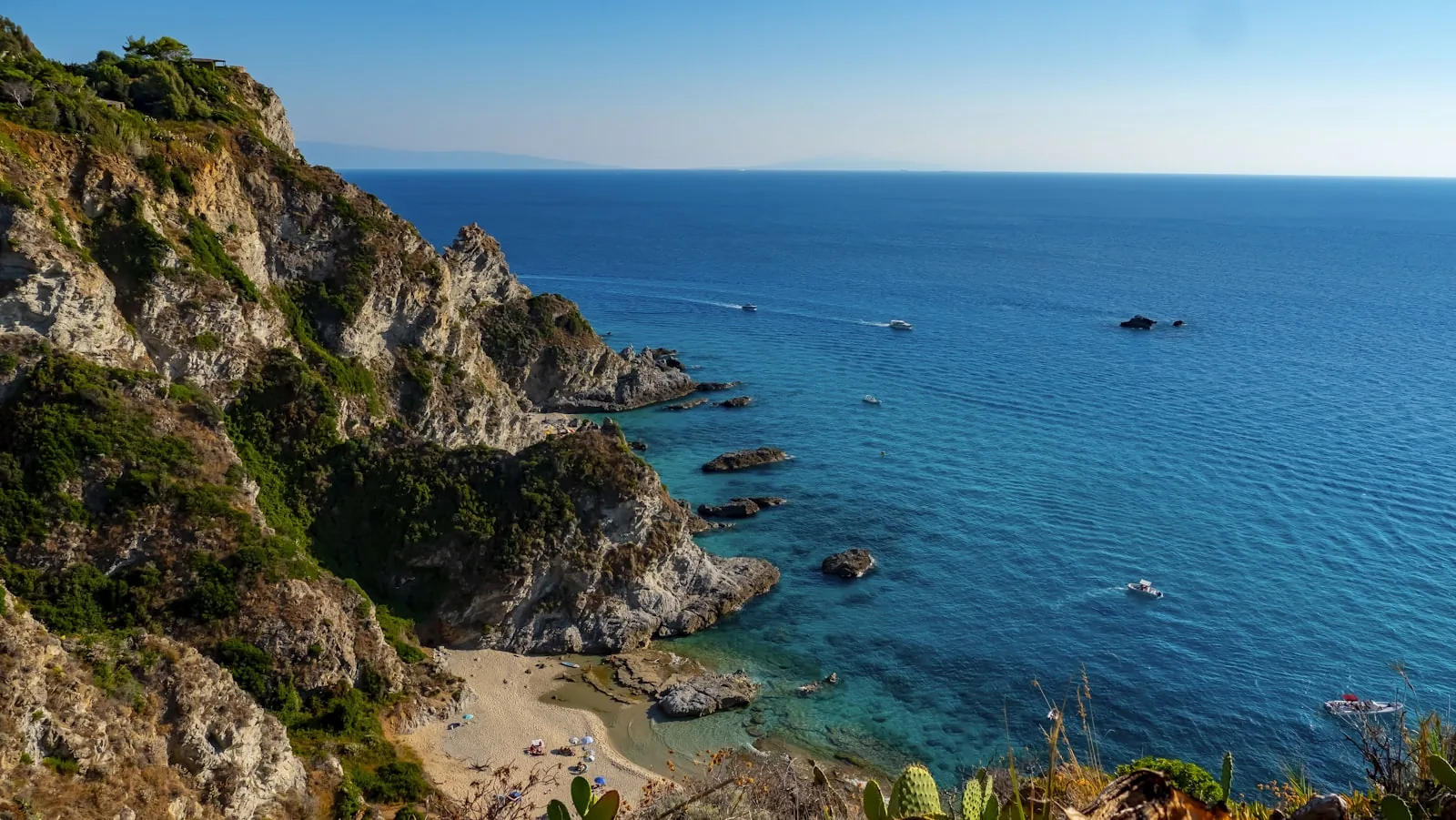 Costa calabrese vista dall'alto