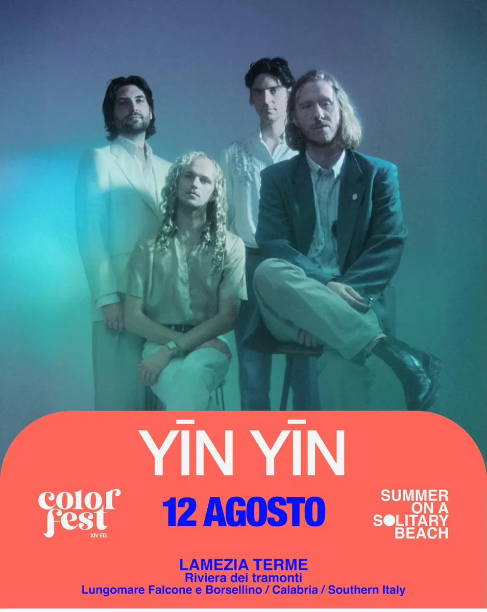 Yīn Yīn al Color Fest 14, 12 agosto 2026 — Day 2