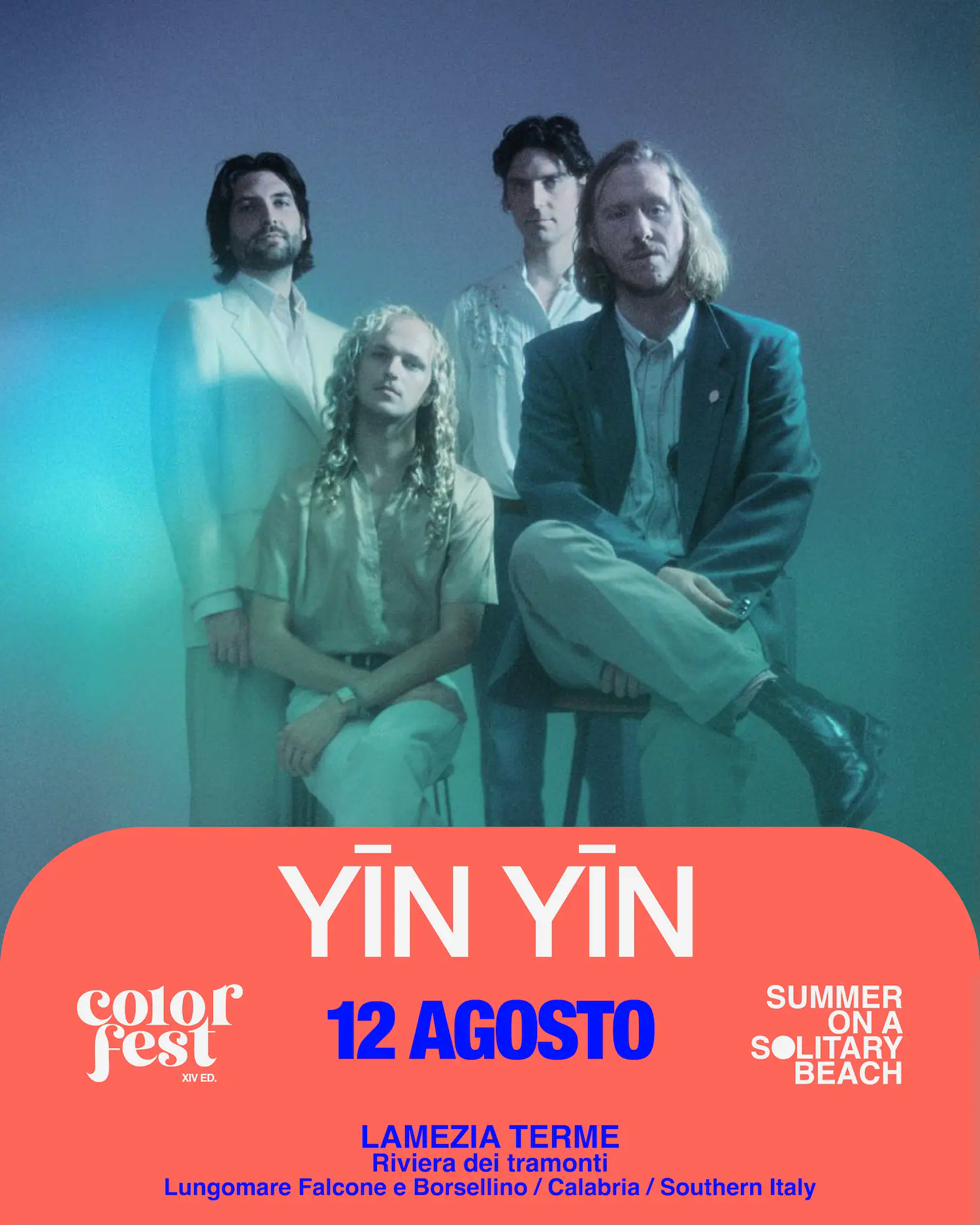 Yīn Yīn live al Color Fest 14 - 12 agosto 2026 Lamezia Terme