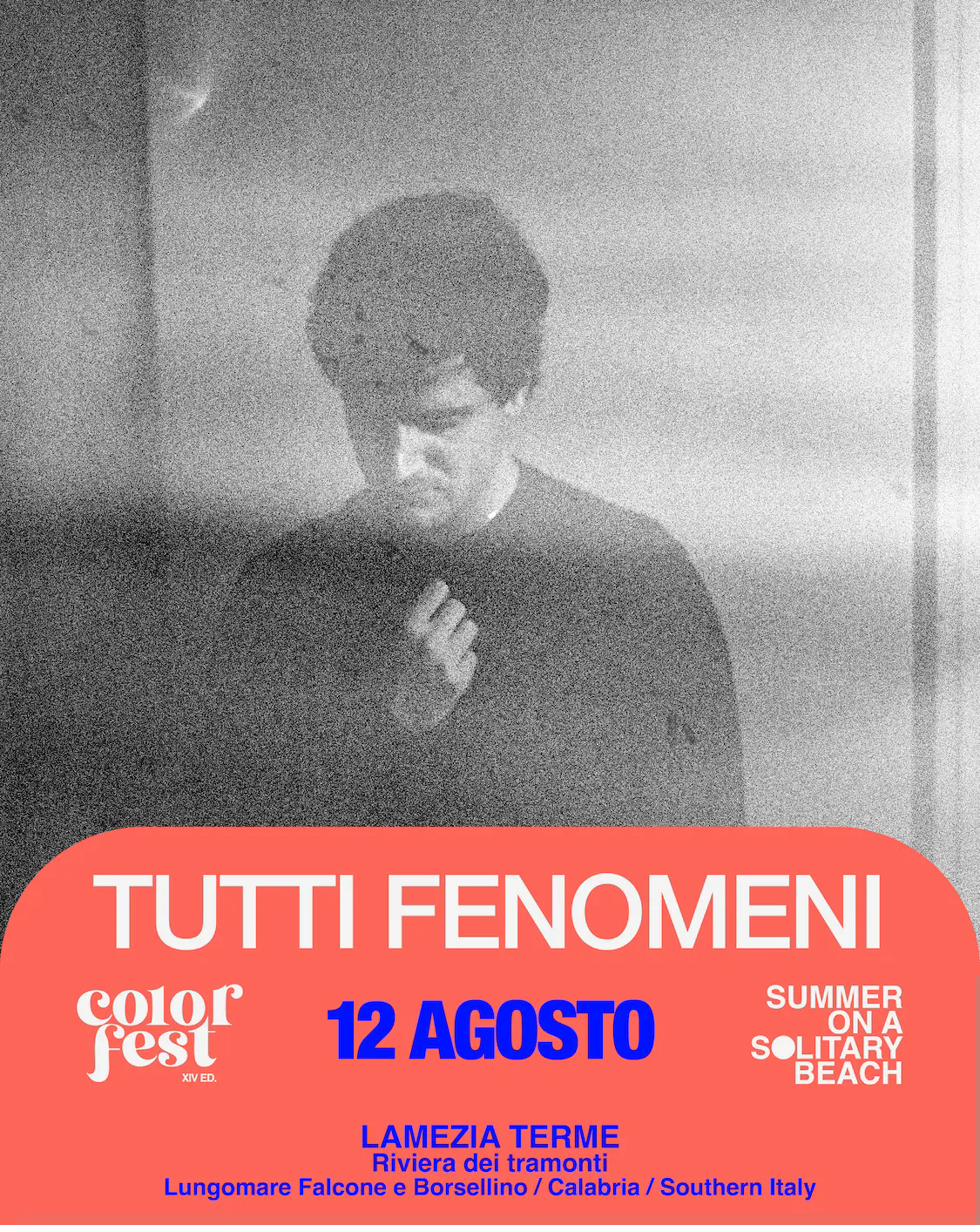 Tutti Fenomeni live al Color Fest 14 - 12 agosto 2026 Lamezia Terme