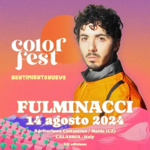 Fulminacci - Color Fest 14 Agosto