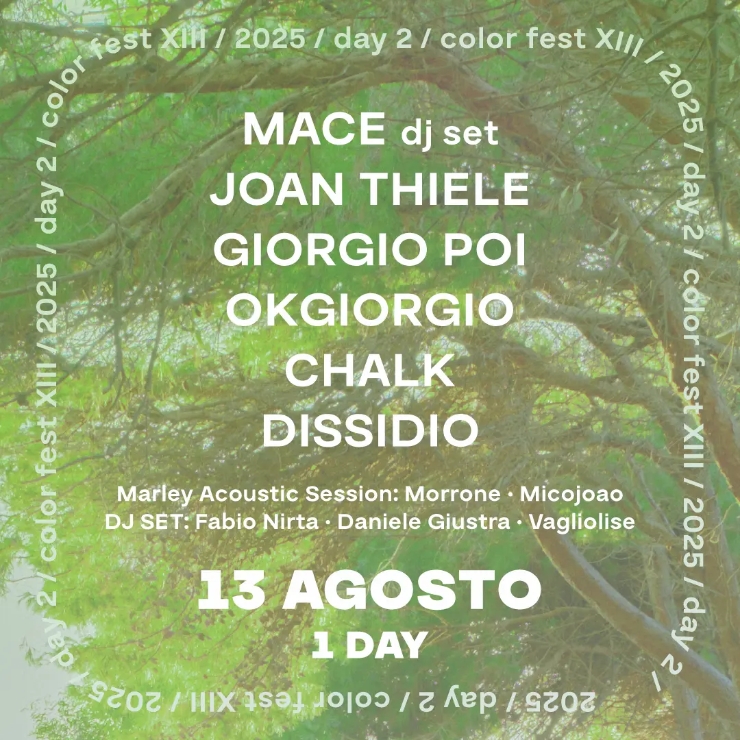 13 agosto 2025 - Color Fest 13