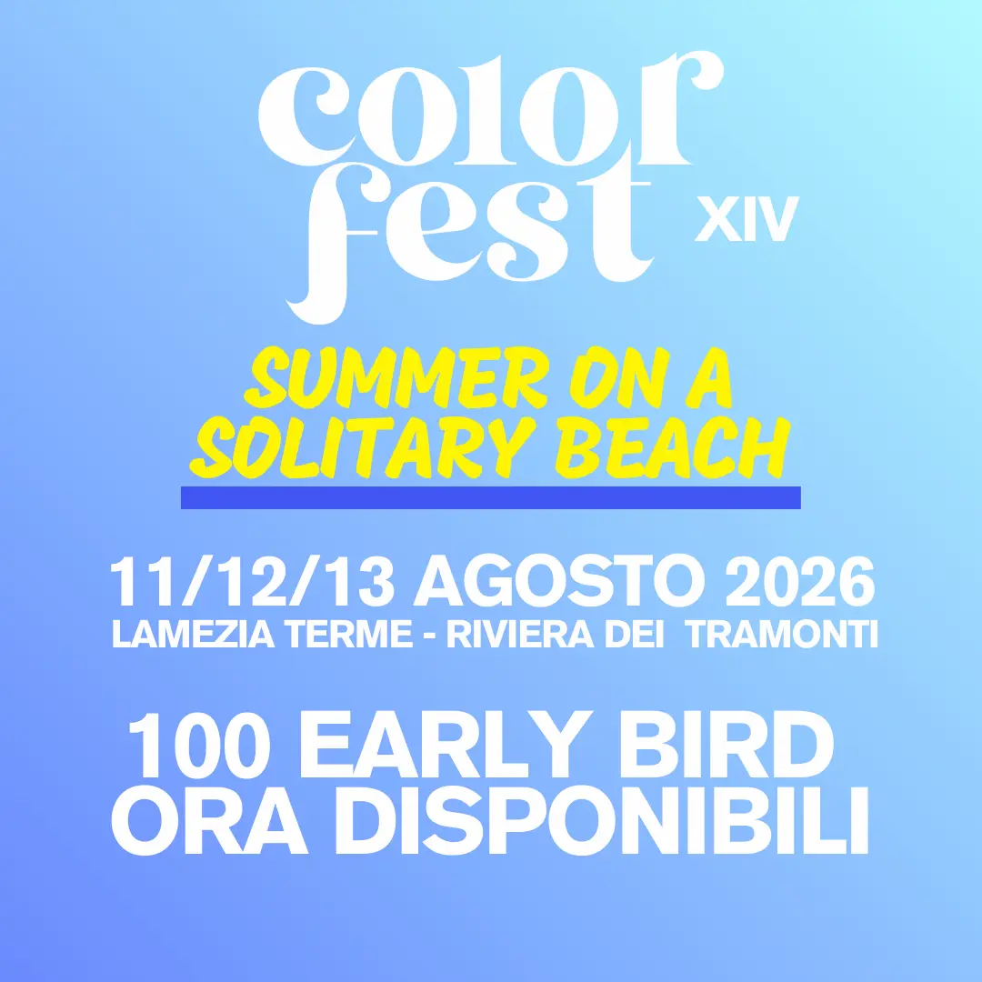 early bird Color Fest 14