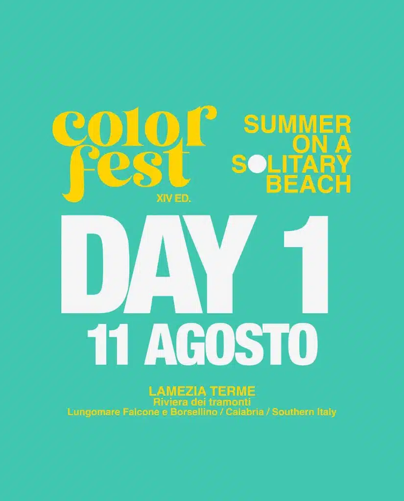 Jour 1 - 11 août 2026 - Colour Fest 14