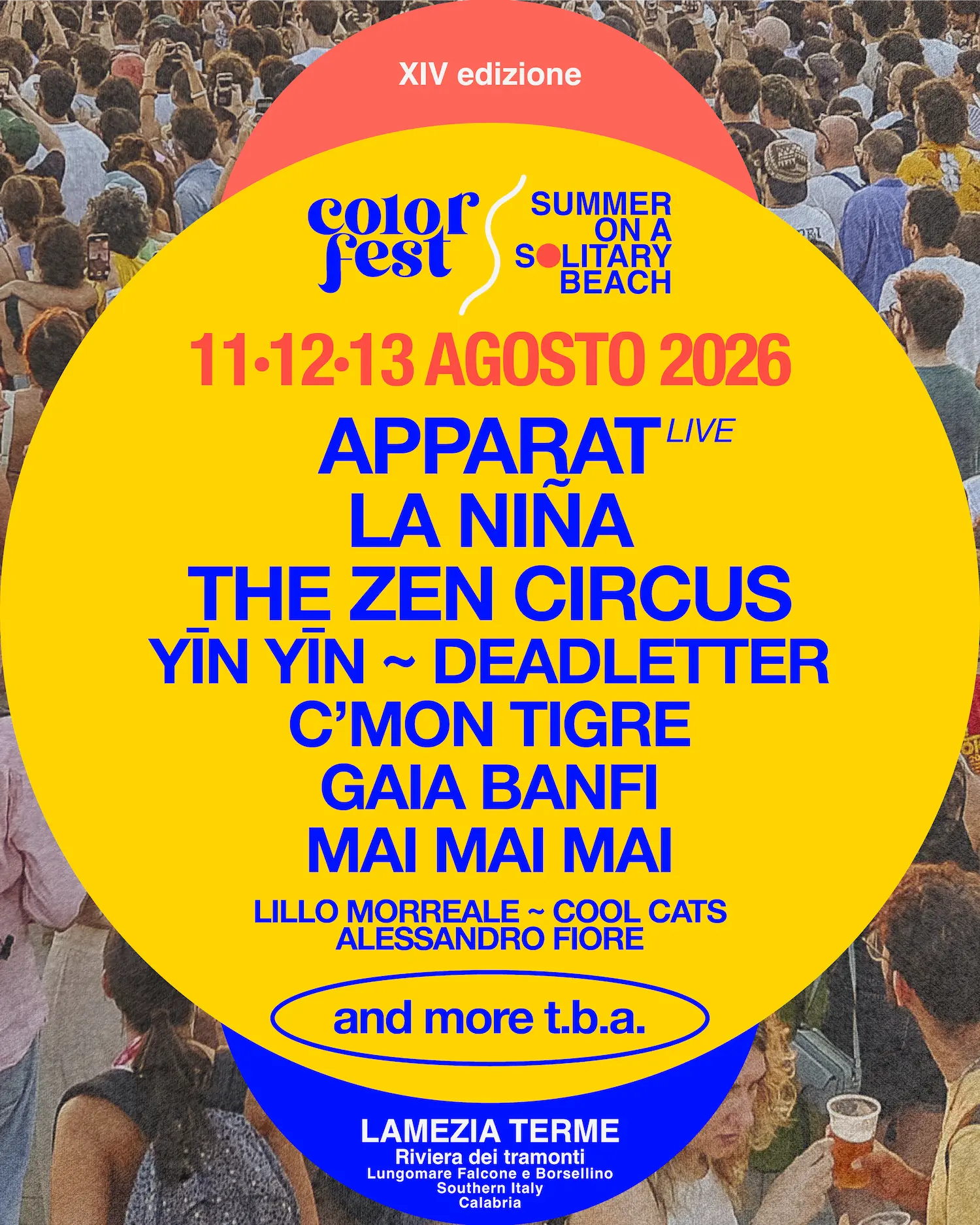 Lineup Color Fest 14 - 12.02.26 -