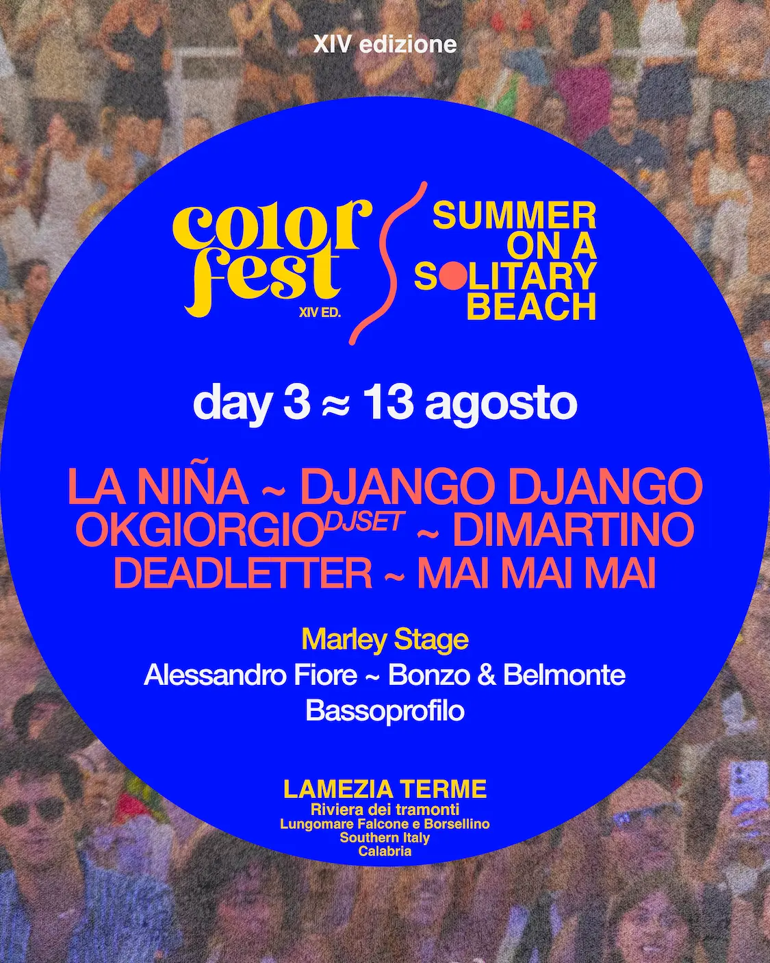 Color Fest 14 - Day 3 - 13 agosto 2026