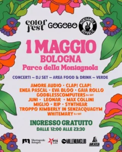 Locandina 1 maggio Color Fest - Bolgona
