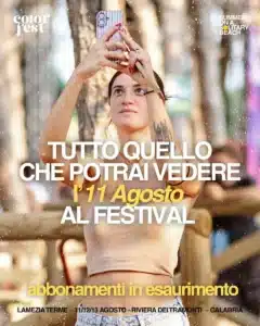 Color Fest 14 Day 1 — emergenti italiani 11 agosto 2026