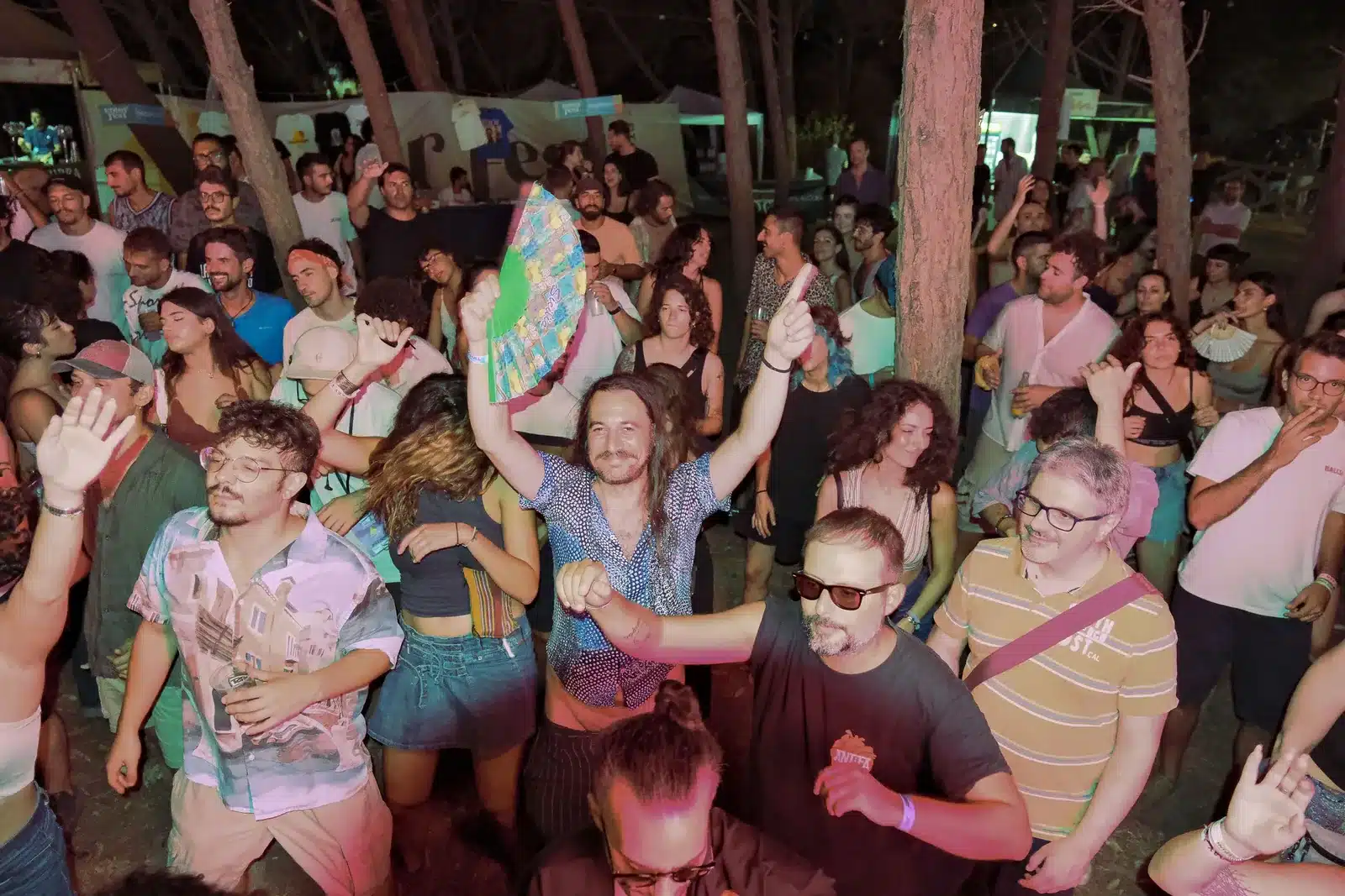 Pubblico del Color Fest al Palco Pineta